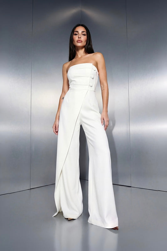 Olympia Jumpsuit - White